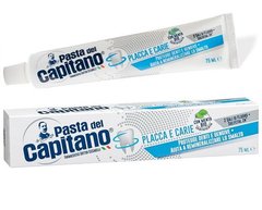 Зубна паста Capitano Placca e Carie проти зубного нальоту та карієсу 75 мл