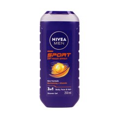 Гель душ Nivea MEN SHOWER GEL 3in1 SPORT 24H FRESH EFFECT 250 ML