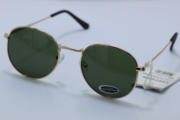 Сонцезахисні окуляри круглі See Vision Італія 6082G колір лінз зелені 6087