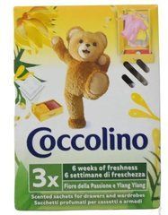 Освіжувач повітря Саші в шафу Coccolino 3шт Жовта квітка 8720181047619