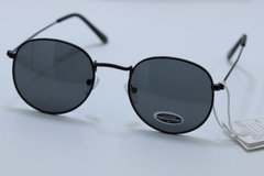 Сонцезахисні окуляри круглі See Vision Італія 6082G колір лінз чорні 6088