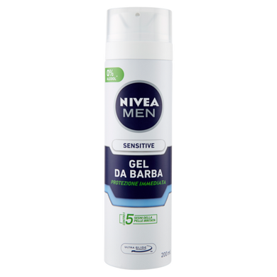 Гель для гоління Nivea MEN Sensitive Gel da Barba для чутливої шкіри 200 мл