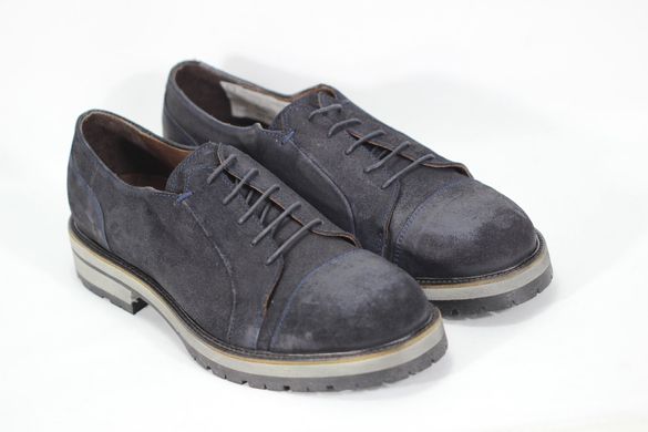 Туфлі чоловічі оксфорди prodotto Italia 5335m 42 р 28.5 см темно-синій 5335