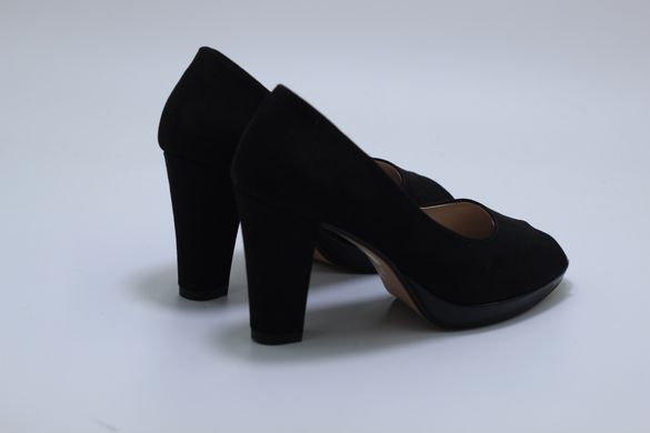 Женские босоножки на каблуке 6Carina 37 р 24.5 см черные 8087