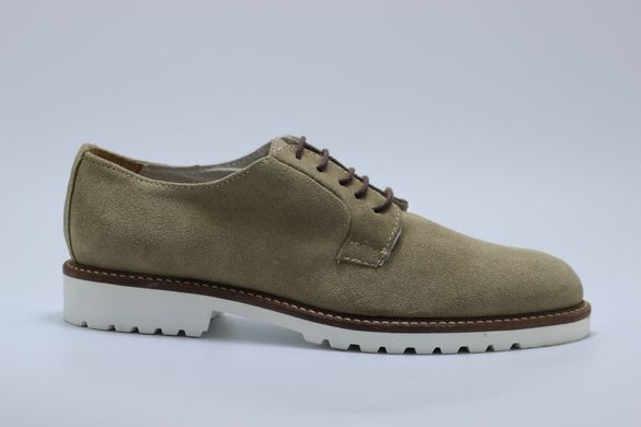 Туфлі чоловічі дербі prodotto Italia 0513м 27 см 40 р світло-коричневий 0580