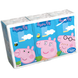 Носовички Peppa Pig 6шт пакетів по 9 серветок 4 слоя