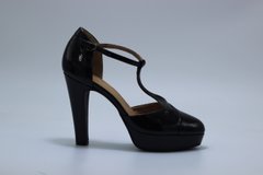 Женские босоножки на каблуке Carmens 38 р 25 см черные 8088