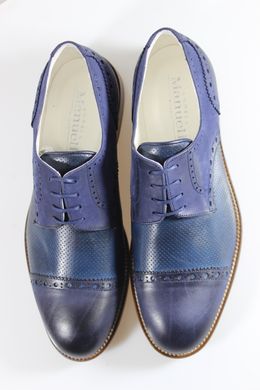 Туфли мужские оксфорды Andrea Manueli 2070м 28.5 см 42 р синий 2070
