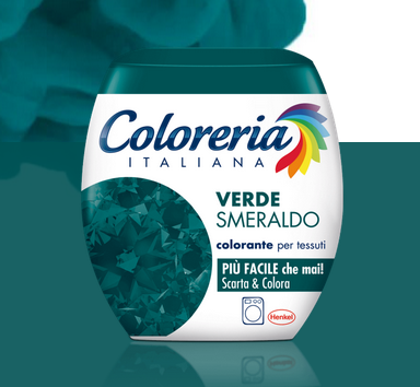 Краска для одежды Coloreria Italiana  VERDE SMERALDO ИЗУМРУД 350 г