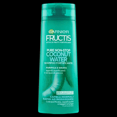 Шампунь Garnier Fructis Pure Non Stop Coconut Water для нормального волосся, схильного до жирності 250 мл.