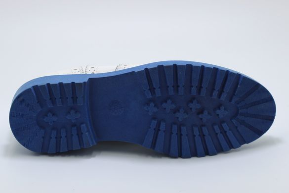 Туфлі чоловічі броги prodotto Italia 0744м 28.5 см 42 р білий 0744
